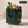 Bolsa Haoken Transfronteriza, Bolsa de Compras Gruesa Tipo Carrito, Bolsa de Equipaje Plegable, Bolsa con Ruedas de Doble Uso, Bolsa de Almacenamiento de Gran Capacidad