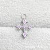 Anillo de Titanio Astmf-136 Aleación de Titanio Cruz Marquise Anillo para Correr G23 Titanio Nuevo Circonita Joyería para Labios Uñas Orejas Cabeza