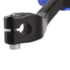 Huayang Bosol Guizun Máquina de Pizarra Cb250 Motocicleta Todoterreno Modificada Palanca de Cambios de Aleación de Aluminio Varilla Negra Cabeza Azul
