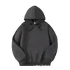 Nueva Sudadera con Capucha de Algodón de Primavera 300g para Hombre, Color Sólido, Corte Holgado, Chaqueta con Capucha para Hombre, Venta al por Mayor, Logo Impreso