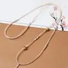 Cordón Versátil Básico de Cuero Encerado para Joyería, Cordón de Collar Universal para Pulseras y Colgantes, Color Sólido Mate, Resistente al Desgaste y Ajustable