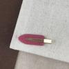 Brillante cepillado ~ Pasador de flequillo sin costuras avanzado para minorías coreanas, pinza lateral para cabello suelto, pasador de maquillaje de temperamento