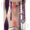 Decoración de Ambiente para Habitación de Boda Morada, Nueva Decoración de Cortinas para Sala de Estar y Dormitorio de Casa de Boda con Palabras Felices, Guirnalda Larga de Mariposas para Boda