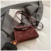 Bolso Kelly Frosty de Moda Otoño e Invierno para Mujer 2025 Nuevo Diseño de Nicho Bolso de Mano con Cierre Bolso de Hombro de Gama Alta