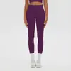 Calça Yoga Feminina Europeia e Americana Transfronteiriça Emagrecedora Respirável Amiga da Pele Esportiva Corrida Fitness Cintura Alta Levanta Bumbum Casual Longa