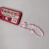 Cadena corta pequeña hecha a mano de imitación de perla para bricolaje, una variedad de accesorios de cadena para combinar, funda de teléfono móvil, llavero, colgante, fabricantes