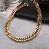 Moda Europeia e Americana Corrente Grossa Joias da Moda Corrente de Metal Aliexpress Corrente para Clavícula Colar para Boate para Homens e Mulheres Design Geométrico