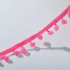 Entrega Directa de Fábrica de 35 Colores de Encaje de Pompón Colorido de 1 cm para Adorno DIY en Ropa Hecha a Mano y Textiles para el Hogar, Accesorios Decorativos