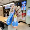 Figuritas de llavero de goma blanda de anime de dibujos animados, colgantes para mochila, accesorios para bolsos, pequeños adornos, al por mayor en stock para tiendas