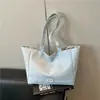 Bolso de hombro con estampado de estrellas, bolso tote, diseño casual estilo coreano, gran capacidad, bolso de mujer, bolso pequeño y fresco de lona, bolso de axila