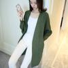 Suéter Casual de Estilo Japonés con Manga de Murciélago para Mujer Ropa Exterior 2025 Otoño Nuevo Estilo Coreano Suelto Cárdigan Tejido de Largo Medio