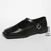 Zapatos de Mujer Tallas Grandes Transfronterizos 2026 Nuevo Estilo Elegantes Versátiles Planos Casuales Cómodos Retro Celebridad de Internet Mary Janes Planos Mujer