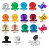 Clipes Magnéticos Coloridos para Geladeira, Clipes Magnéticos de Metal de 31mm em Estoque, Forte Magnetismo, Clipes Magnéticos Redondos, Clipes Magnéticos para Prateleira