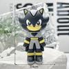 Llavero Colgante de Sonic de Dibujos Animados, Ratón Sonic, Colgante para Mochila Escolar, Muñeco de Plástico Blando, Caja Sorpresa, Soporta Personalización