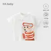 Sudadera de Algodón de Verano Camiseta de Manga Corta para Niños, Camiseta Casual de Verano, Camiseta 100% Algodón para Niñas, Camiseta de Manga Corta, 100% Algodón Clase A