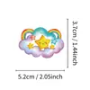 Compra directa transfronteriza de 56 lindas pegatinas de grafiti de estrellas de arcoíris para casco, patineta, decoración de laptop Pegatinas de PP