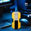 Nuevo Encendedor Estilo Mecha con Doble Llama Directa, Encendedor Multifuncional para Cigarros, Regalo Portátil