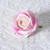 Simulação do Dia dos Namorados pequena flanela rosa cabeça de flor ondulação corpete cabeça de flor de casamento parede solta arranjo de flores rosa floral