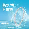 Pulsera de acero de titanio para mujer, verano, niña, versátil, de alta gama, europea y americana, no se decolora, hebilla de pulsera de bambú, joyería de acero inoxidable