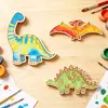 Venda Quente Transfronteiriça Animal Car Chips de Madeira Crianças DIY Festa de Aniversário Artesanal Pintado Decorações Enfeites Pendurados