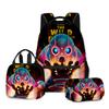 2024 Novo Produto Thewildrobot-Mochila Escolar Robô Selvagem Lancheira Estojo de Lápis de Camada Dupla Conjunto de Três Peças