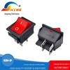 Interruptor de barco 25 x 31mm interruptor de barco interruptor basculante de duas posições KCD4-4P interruptor de alimentação pé de ferro com luz