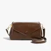 Bolso Cruzado de Moda Personalizado para Viajes 2026 Elegante Versátil Informal Simple de Cuero Suave Tipo Acordeón Bolso de Hombro para Mujer