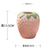 Transfronteiriço Criativo Fofo Animal de Estimação Morango Fruta Forma Cerâmica Vaso Vasos de Flores Enfeites Várias Formas Enfeites Decorações Macias