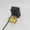 Válvula de Bola Eléctrica Electromagnética de Dos Hilos Operada Manualmente con Apagado y Reinicio, Bidireccional, de Tres Vías, para Aire Acondicionado de Agua y Aire, Calefacción de Piso, 220V