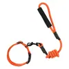 Set de Correa y Collar Redondo de Cuerda para Perros con Mango de Esponja, Correa Duradera para Pasear Perros, Adecuado para Perros Pequeños y Grandes, En Stock para Venta al por Mayor