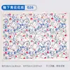 Papel de Color para Bajo Cubierta de Cerámica Jingdezhen Azul y Blanco Calcomanías Flores y Pájaros Auspiciosos Patrón Zodiacal Calcomanía para Bajo Cubierta de Alta Temperatura