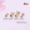 Pingente de Colar Fivela de Melão Ouro 14K Pacote Cor Dourada Fivela Pingente Fivela Pingente Acessórios Clipe Pingente Material de Joia