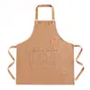Delantal de Lona Transfronterizo de Amazon con Diseño Estampado Impermeable y a Prueba de Aceite para Cocina, Catering y Ropa de Trabajo para Té de Leche, Resistente a las Manchas, Disponible al Por Mayor a Partir de Una Pieza