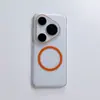 Funda de Teléfono Magnética de PC Ultra Delgada Transparente Adecuada para Huawei P90Pro Tendencia Mate80Pro Dopamina P80Pro