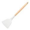 Mango de Madera Utensilios de Cocina de Silicona Juego de Tres Piezas de Espátula y Cuchara de Silicona de Acero Inoxidable Espátula de Cocina Suministros de Cocina Juego de Espátulas Antiadherentes