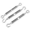 Tornillo de cesta M4M5M6M8M1012 Acero Inoxidable 304 Cuerpo Abierto Tensor de Cable de Acero Tensor