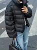 Moda Versátil Adelgazante Ajuste Holgado Nuevo Estilo Abrigo de Invierno para Mujeres Menudas Estilo Coreano Moda Adelgazante Abrigo de Algodón Otoño/Invierno 2026