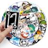 50 adesivos de pesca grafite ao ar livre original sem infração transfronteiriço à prova d'água decorativo conta de mão caixa de pesca adesivos de bagagem