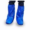 Cobre-sapatos Longo Impermeável, Cobre-botas Pe Espessado Antiderrapante com Cordão, Cobre-sapatos Descartáveis, Cobre-sapatos de Chuva Portáteis de Cano Alto