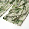 Calças de Viscose de Verão em Estoque para Mulheres, Calças Finas de Perna Larga, Calças Cropped de Algodão Artificial, Calças Lanterna, Roupa Feminina de Verão, Tamanho Plus