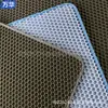 Wanhua al por mayor perforado perforado plegable malla EVA doble capa tapete para arena de gato jaula de gato tapete que cae arena tapete de control de arena