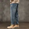 Jeans Rectos Ajustados Estilo Retro Americano para Hombre 2026 Otoño/Invierno Nuevos Rectos Sueltos Marca de Tendencia Lavados Casuales Pantalones Largos