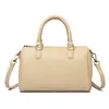2026 Nova Bolsa Feminina Transversal Couro Tingido Vegetal Bolsa de Mão Retrô Bolsa Feminina Bolsa Boston para o Dia a Dia