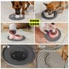 Tapete Redondo para Pet Tapete de Silicone para Tigela de Alimentação Transfronteiriço Sentido Avançado Gato e Cachorro Comida Impermeável Anti-vazamento Tapete