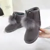 Botas de Neve para Mulheres 2026 Outono e Inverno Novas Botas Curtas Estilo Coreano com Laço de Borboleta e Superfície de Veludo, Sapatos de Algodão com Solado Plano para Estudantes