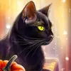 Nuevo Bricolaje animal gato 5D Pintura de Diamantes suministro transfronterizo pintura decorativa bordado completo de diamantes precio grande excelente fábrica al por mayor