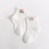 Calcetines para Bebé, Estilo Verano Delgado y Transpirable, Calcetines Cortos para Recién Nacidos y Niños, Diseño de Dibujos Animados Súper Lindo, 0-9 Meses