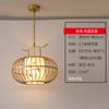 Novo Lustre de Ferro Estilo Chinês Retrô Zen com Spot para Sala de Chá Restaurante Porta Cartões Restaurante de Hot Pot Lâmpadas Especiais para Jantar