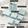 Caja de almacenamiento de joyas azul de Amazon transfronteriza para anillos, caja con cajón para collares, pulseras, pendientes, caja de embalaje para accesorios de pulseras