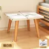 Mesa de Centro Mesa Cuadrada Pequeña Mesa de Té Simple Mesa Lateral para Sofá de Sala de Estar Mesa Mini Simple para Balcón Mesa de Noche de Dormitorio